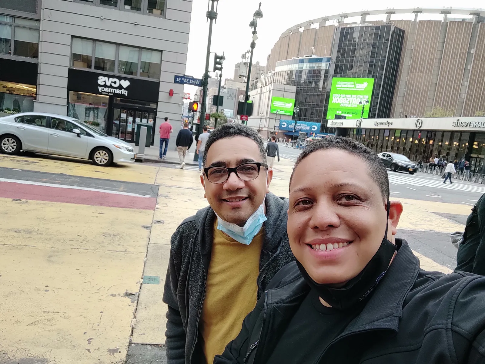 Marvin Núñez y Junior Arias juntos en Nueva York, 2021