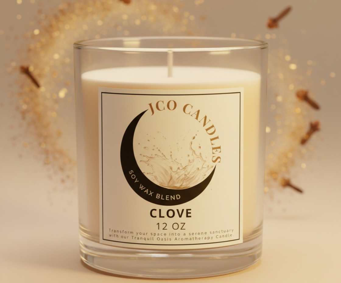 Clove 12 ounce scented candle